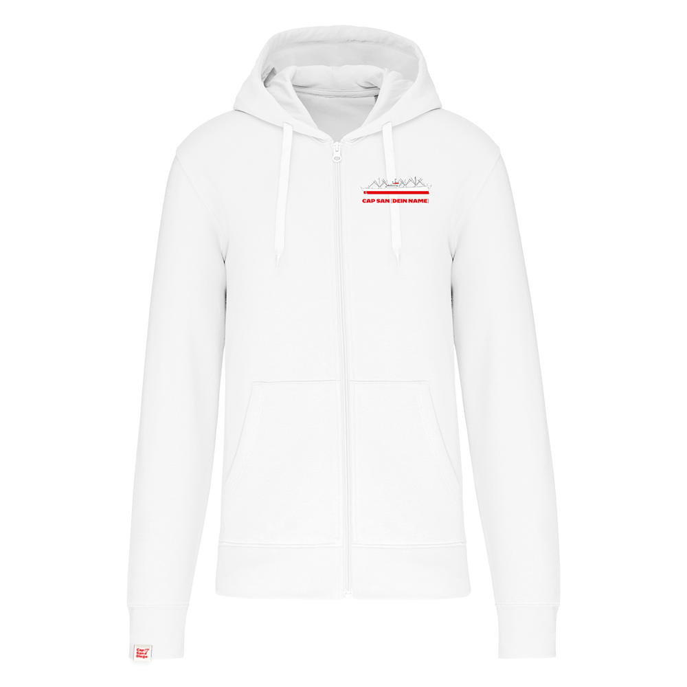 Zipper-Jacke mit Namen